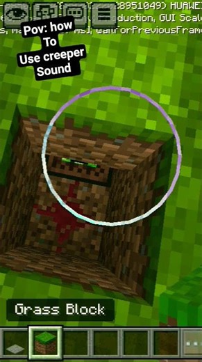 how to make creeper sound in Minecraft#minecraftshorts#Minecraft beta