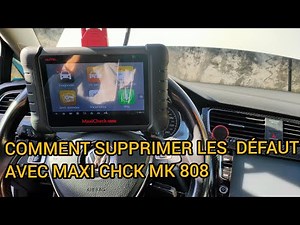 effacer code Défauts _ MAXI CHECK MK808