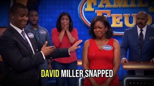 Husband Treats Wife Like A Maid On Family Feud! Steve Harvey’s Reaction Shocked Millions Of People David Miller snapped his fingers at his wife on Family Feud like she was hired help. “Linda,” he barked, not even looking at her. “Get over here and fix my collar.” The audience gasped in one sharp inhale that sounded like the whole studio had stepped on the same nail. Linda moved on instinct, three steps too fast, hands already rising the way they probably rose a hundred times a day at home. Steve