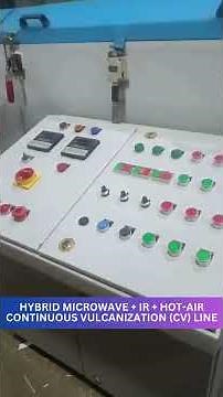 Hybrid Microwave + IR + Hot-Air Continuous Vulcanization (CV) Line | Rubber Curing System