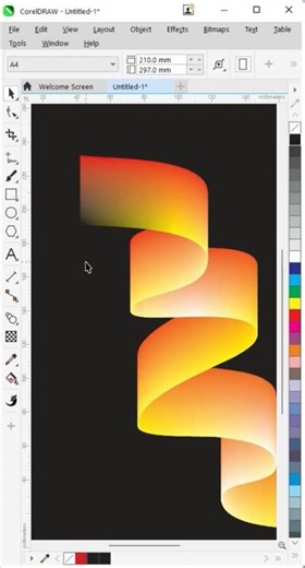 coreldraw design for beginners #shortvideo #coreldraw