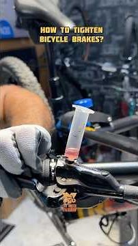 How to Tighten Hydraulic Disc brake in a Bicycle? | Brake Bleeding DIY