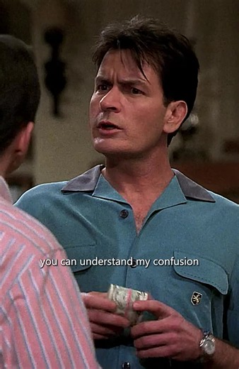 Two and a Half Men clip — Alan saves cash for Old Alan (scripted moment)