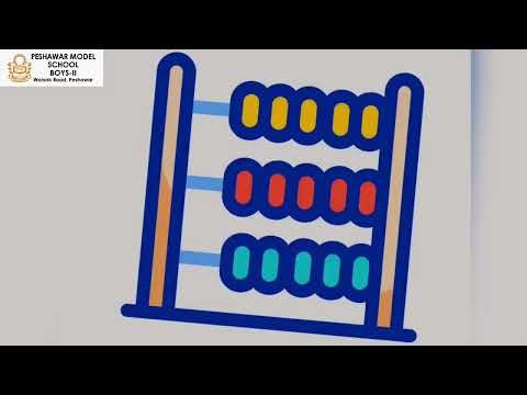 Finger calculation in abacus ( Peshawar model school boys 2 )