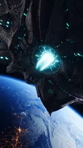 Colossal alien mothership unleashes fury on Earth. No escape. #AlienInvasion