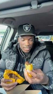 Trying a Trini Patty For The FIRST TIME‼️🇹🇹 #shorts #foodreview #mukbang #foodie #tastetest