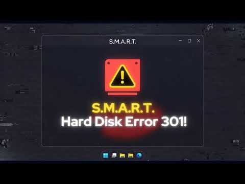 How to solve S M A R T Hard Disk Error 301 after latest update