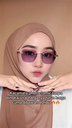 Kacamata Photocromic Tanpa Bingkai Viral Terjangkau