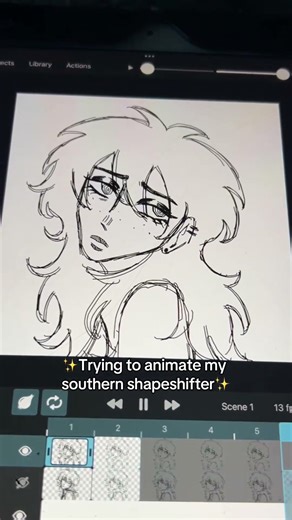 Animation of my shapeshifter oc!!! #art #toonsquid #animation