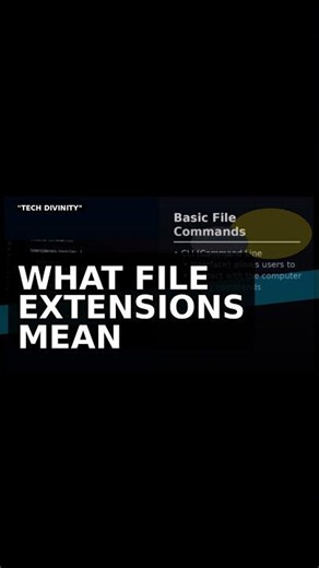 Understanding File Extensions: A Beginner's Guide #shorts