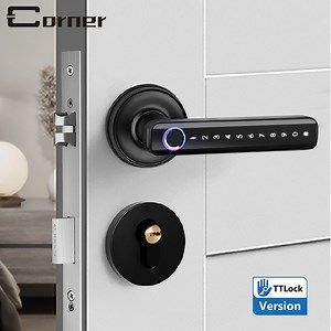 [Hot Item] Biometric Recognition Code Password IC Card Unlock APP Controlled Entry Smart Lock