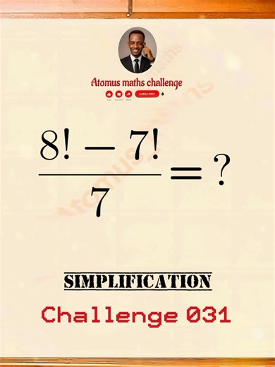 99.9% will fail this challenge. 😳🔥 Let's have your solutions in the comments. ✍️🔥 #fyp #viralmaths #brainteaser #mathsproblem #mathschallenge