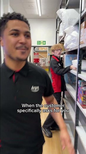 POV: Customer specifically asks for you