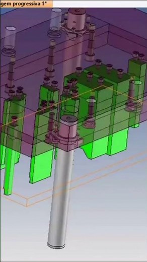 Strip and progressive stamping in Topsolid #tutorial #topsolid #projects #cad