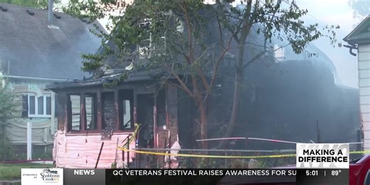 Hoarding situation causes difficulty as crews fight house fire