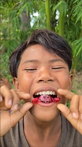 RED HACKS Candy 🍬 ASMR eating by #masterseyha #viralshorts #satisfying #fypシ゚