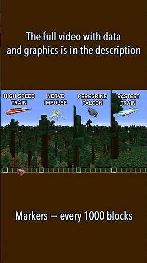 Minecraft Speed Comparison