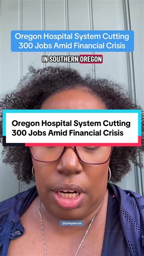 5/6/26 An Oregon hospital system says it may cut 300 jobs amid mounting financial losses and a projected $50M shortfall. From a patient safety standpoint, staffing cuts don’t just impact workers. They impact care access and outcomes. Source: Kelly Gooch, Becker’s Hospital Review, May 6, 2026 For more information, news and analysis, please visit us on the web at cjnnetwork.com #healthcarecrisis #hospitalnews #oregon #medicare #patientcare