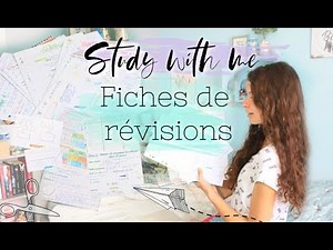 STUDY WITH ME - Fiches de révisions