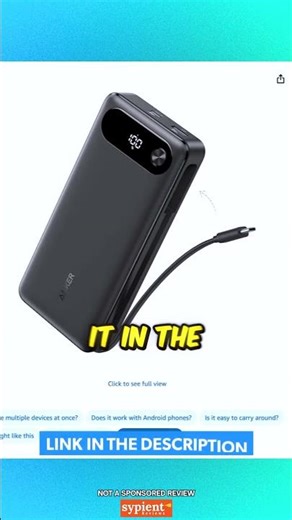 Anker 20,000mAh 87W Power Bank Review – The Ultimate Travel Charger!