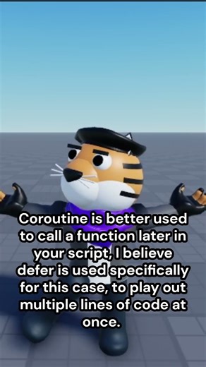 Making a Piggy Game Part 4.5: Defer and Coroutine