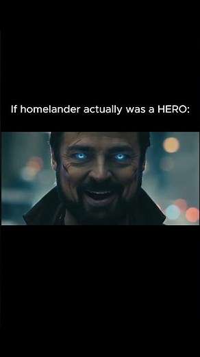 What if Homelander actually was a Hero? #Theboys #Homelander
