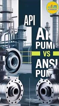 API Pump vs ANSI Pump #oilandgas #IndustrialPumps #ProcessEngineering