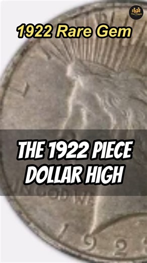 The Secret Value of 1922 Peace Dollar High Relief Coins #coincollecting #rarecoins #coins | The Diggin Dave