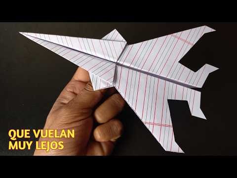 Cómo hacer un avión de papel | Tutorial fácil para doblar aviones de papel