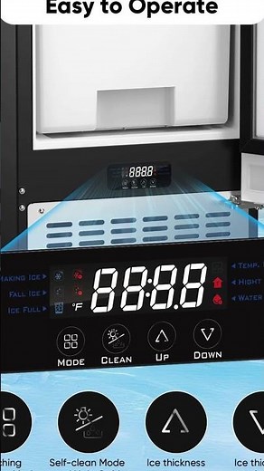 15 W Commercial Under Counter Ice Maker Machine