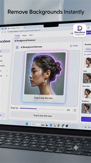 Remove Image Background Online Free with AI | DocsSeva