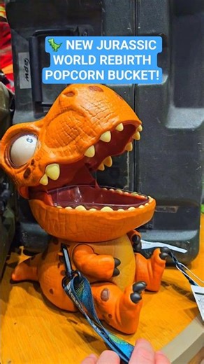 🦖 New Jurassic World Rebirth popcorn bucket Universal Orlando Resort in Florida! #jurassicworld