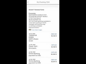 How to find Voided Check on Bank of America app