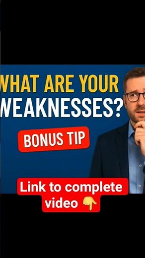 Interview Question: What’s Your Biggest Weakness?
