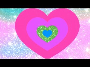 ✨ FREE Animated Heart Neon Glitter Background | Seamless Loop 4K HD