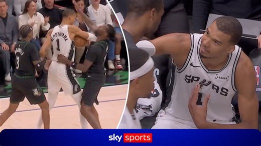 NBA Playoffs: Victor Wembanyama hits back after first career ejection as San Antonio Spurs lead Minnesota Timberwolves