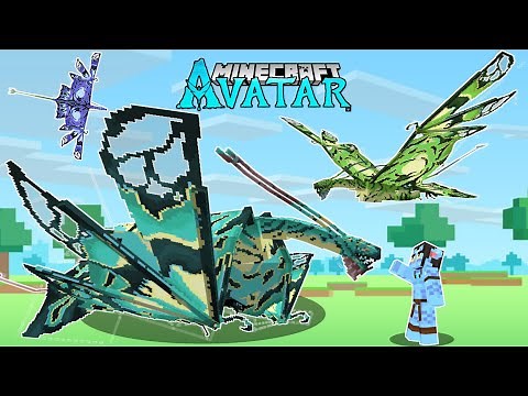 Ikran / Banshee Variants | Avatar : Pandora Creatures Addon MCPE Progress | Dragon Addon