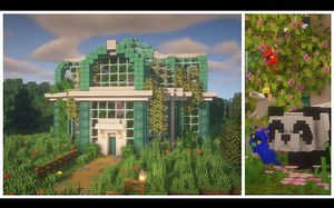 【我的世界】快来给你家的熊猫建个家吧