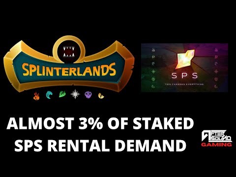 ALMOST 3% OF STAKED SPS RENTAL DEMAND (SPLINTERLANDS)