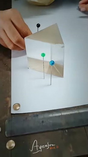 Class 12 Physics Practical🔥 FINDING THE ANGLE OF MINIMUM DEVIATION✨Fast Stepwise Procedure #shorts#1