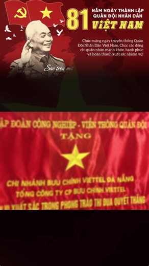 Tự hào Vietel Tự hào truyền thống 81 năm Quân đội nhân dân Việt Nam ❤️#tuyendungviettelpost #viettelpostdanang