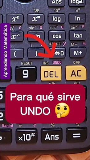 What is the UNDO function used for on a SCIENTIFIC CALCULATOR? 🤔