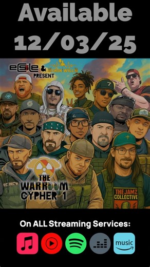 The WAR ROOM Cypher 1 drops 12/03/25 on ALL Streaming Services ‼️☢️☢️☢️‼️#rap #new #fyp