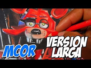 Como Dibujar a Foxy de Five Nights At Freddy's | Versión Larga