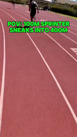 Twin Athletics ® on Instagram: "100m sprinter sneaks into 400m! Time to rest up for the next race! #trackandfield #sprinting #division1 #400m #lactic"