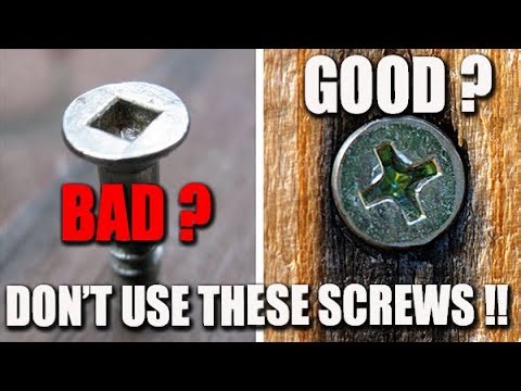 How America RUINED the world's screws! (Robertson vs. Phillips)