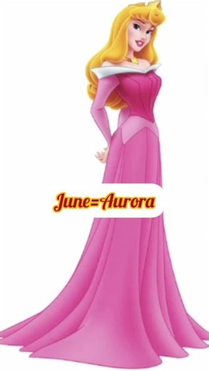 Your birth month=Your disney princess 🤍 #disneyprincess