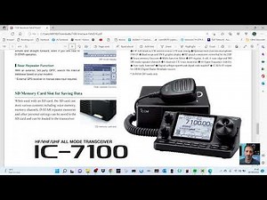 ICOM IC-7100 All Mode All Band Transceiver-Brochure
