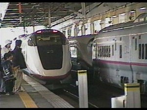 懐かし列車映像:2 東北新幹線99年初冬(正月) '99 New Year Tohoku Shinkansen Sendai Station before improvement
