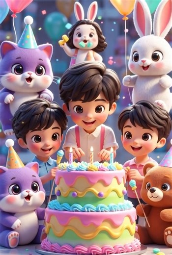 Happy Birthday Celebration for Kids